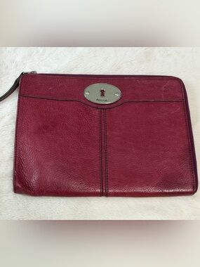 Burgundy Fossil Tablet Sleeve